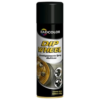 Spray de Envelopamento Liquido Preto Fosco Dip Wheel RAD2300