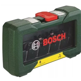 JOGO DE FRESAS PARA/MADEIRA 6MM ( 6PÇS ) 2607019464 BOSCH
