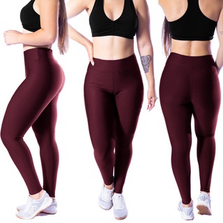 Calça Legging Fitness Preta Moda Feminina Esporte Leg Suplex Linda Academia  Ginástica Casual Conforto Atacado PRETO E ROSA - Compre Agora