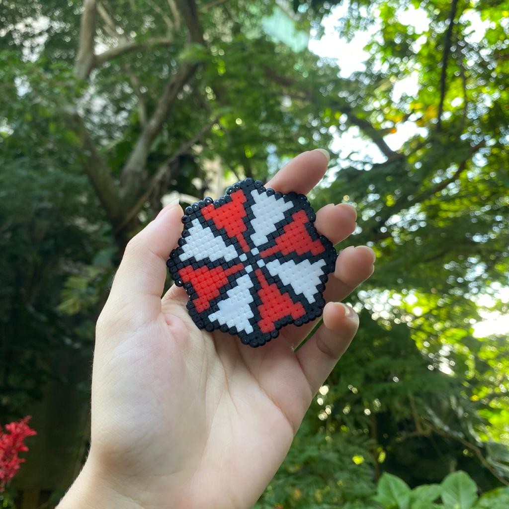 Chaveiros ou Ímãs Resident Evil Pixel Art Perler Beads | Shopee Brasil