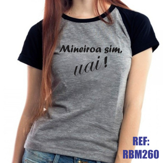 Camiseta Êta Trem Bão Frase Mineira Gíria Baby Look