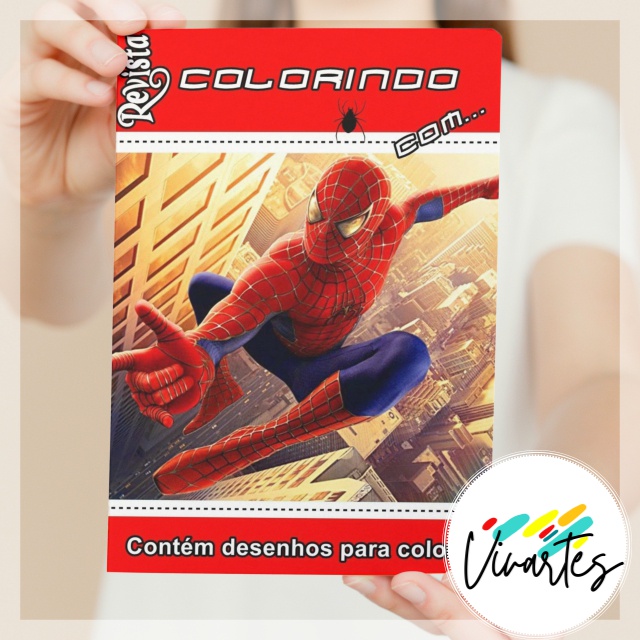Kit de Colorir - Homem Aranha
