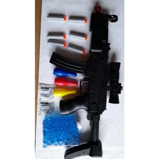 Kit 2 Arma Pistola Tipo Nerf Soft Bullet Guns Com 12 Dardos + Alvo