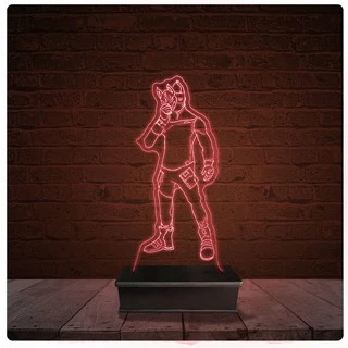 Abajur Luminária Acrílico Led - Fortnite Jogo 01