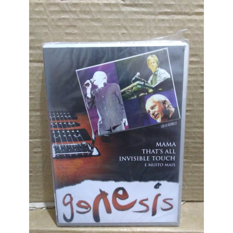 DVD GENESIS- LIVE IN WEMBLEY (ORIGINAL-LACRADO). | Shopee Brasil