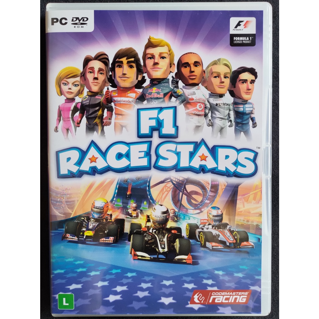 F1 Race Stars PC (mídia física/Dvd)