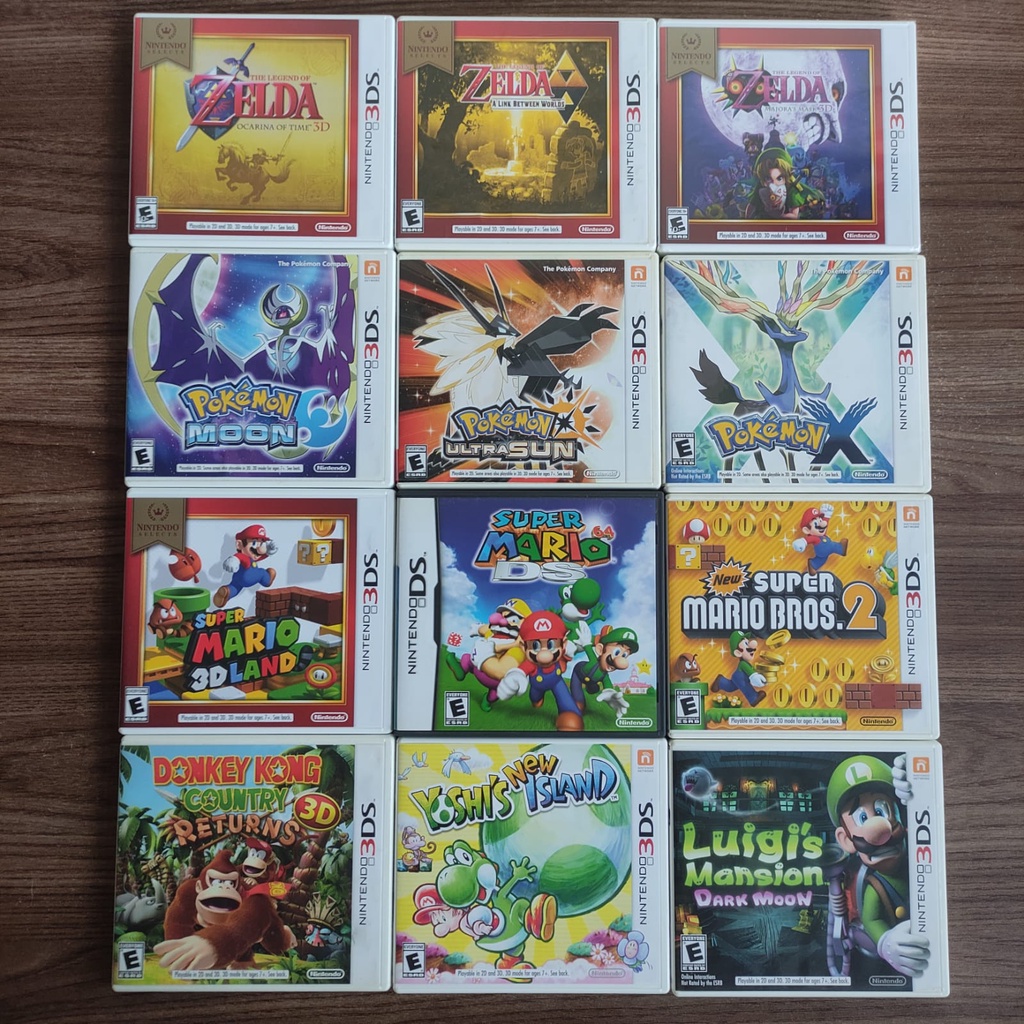 Jogos de Nintendo DS e 3DS Originais Completos