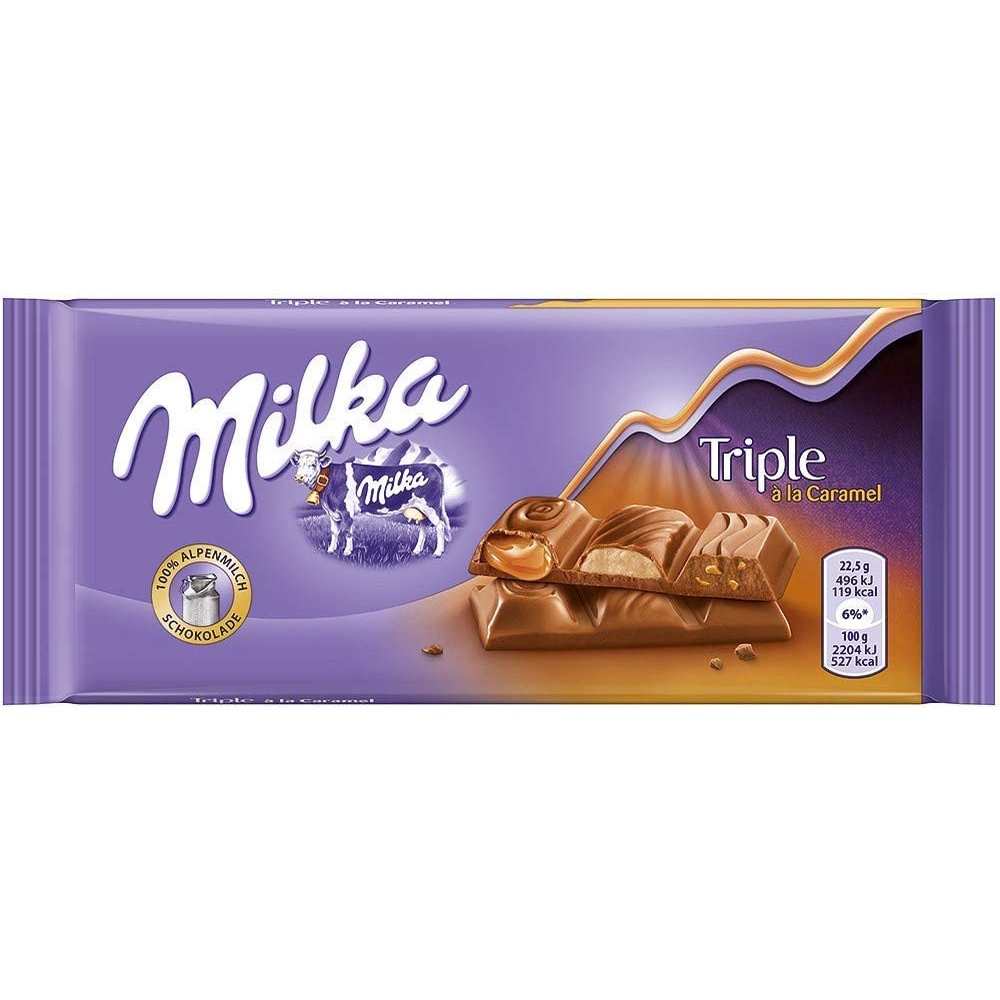 Chocolate Milka Triplo Caramelo 90g Milka Triple Caramel Shopee Brasil