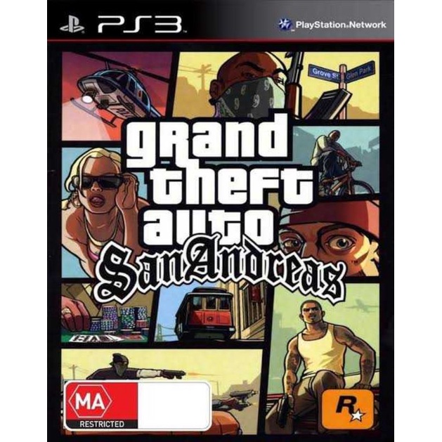 Gta San Andreas Hd Jogo Playstation 3 Ps3 Givangames Comprar - Corre Que Ta  Baratinho