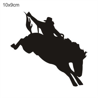 Adesivo de Rodeio Cavalo Pulando - 12x10cm