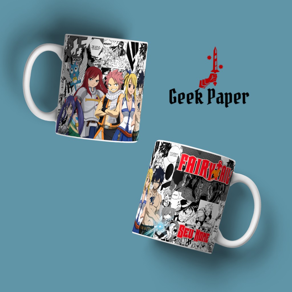 Caneca Fairy Tail Personagens 03