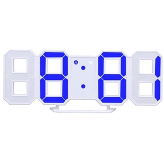 Relogio Digital 3d Led Parede Mesa Alarme Snooze 12/24 Horas