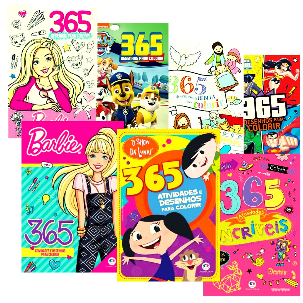 365 Atividades e Desenhos Para Colorir