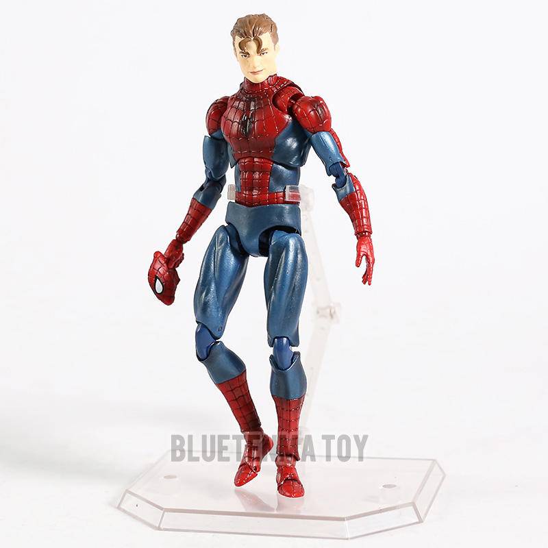 Vingadores Marvel Mafex 075 Spiderman MAF075 The Amazing Spider Man PVC  Action Figure Collectible Modelo Crianças Brinquedos De Presente