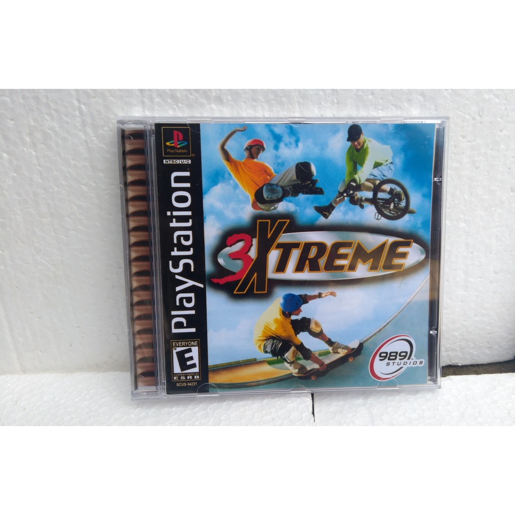 3xtreme & sled storm (3 em 1) (ps1) chip (para ps1, ps2 com chip