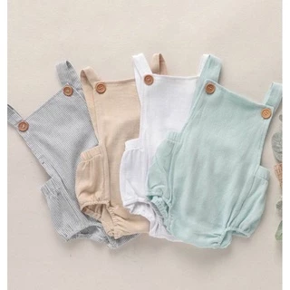 Clarita - jardineira body macacão infantil bebê unissex