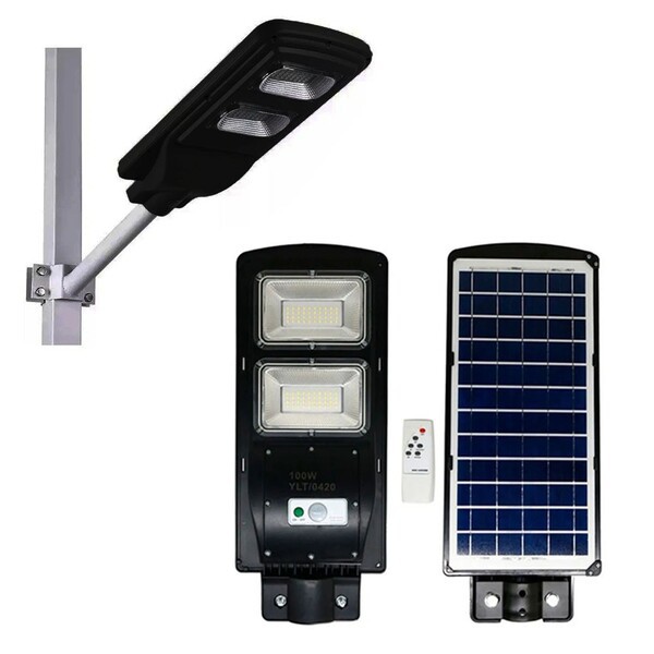 Refletor Solar Poste Led 100W | Shopee Brasil