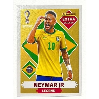 Figurinha da Copa Neymar Legend GOLD