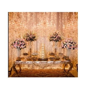 Cortina 300 Led Branco Quente Fixa 220v 3x2m Festa Casamento