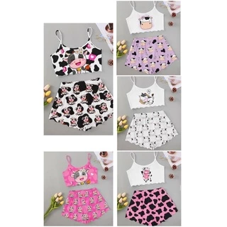 pijama de ondinha vaca hot sale dormir conjunto