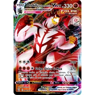 Carta Pokemon Urshifu VMAX Golpe Decisivo Português 086/163 Card Original Copag