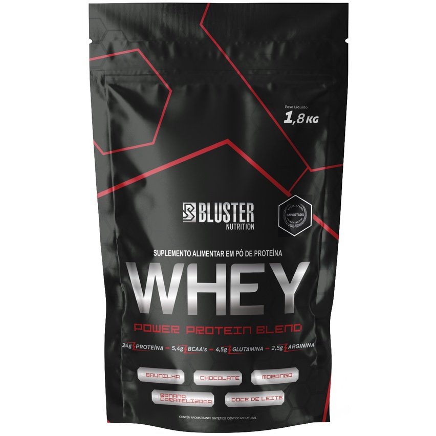 Whey Bluster blend baunilha pouch 1,8 kg