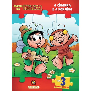 TM - LIVRO QUEBRA-CABECAS - A CIGARRA E A FORMIGA