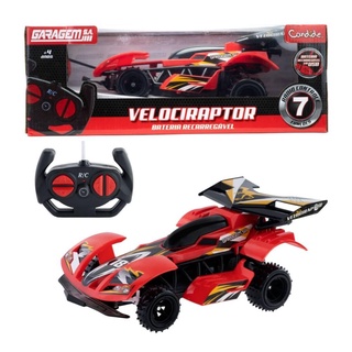 Veiculo Velociraptor Rc 7 Func - Bat Recarregavel - Vermelho