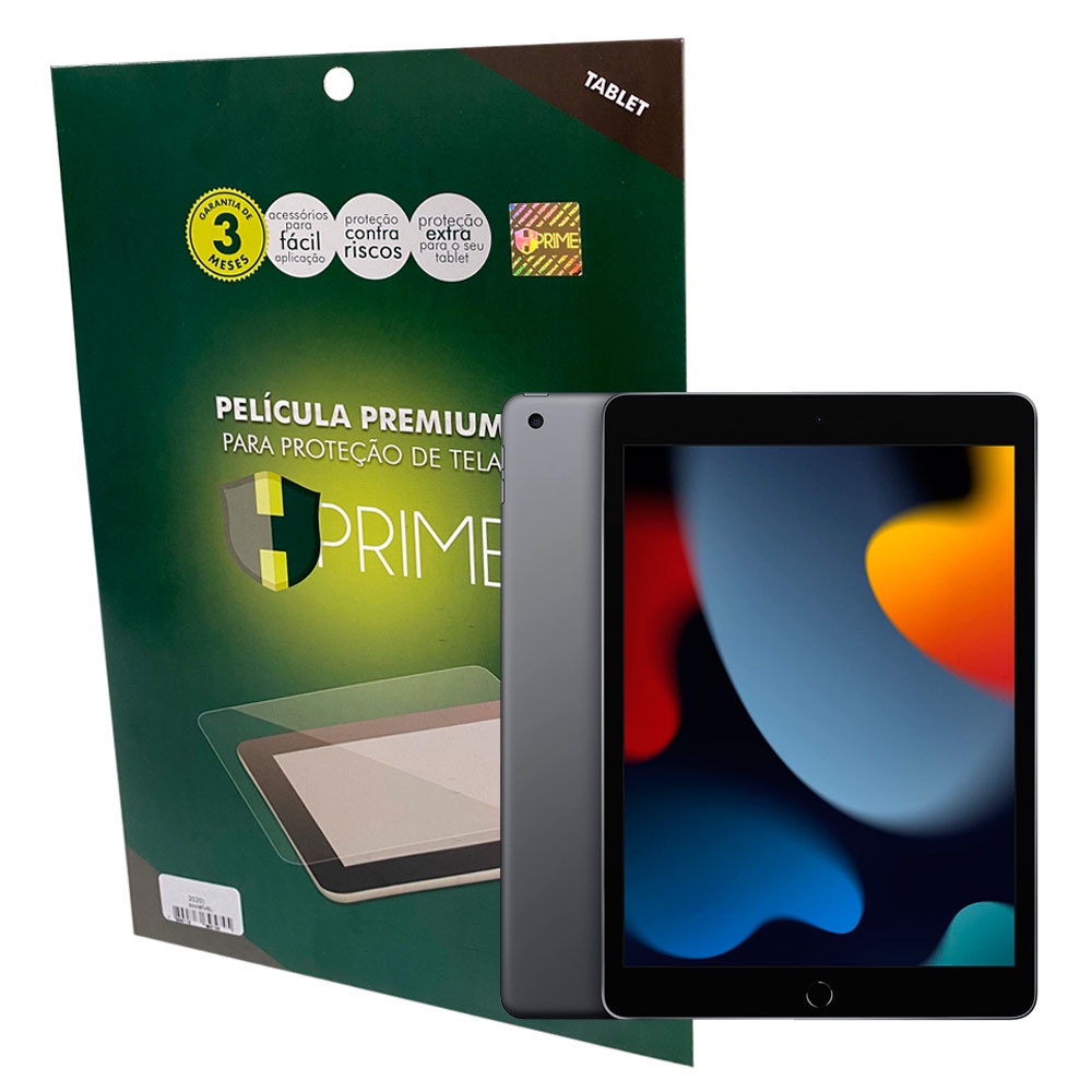 Pelicula Protetora Ipad 9 9ª Geração 2021 10.2 Polegadas Absorve Impacto Hprime Premium Original