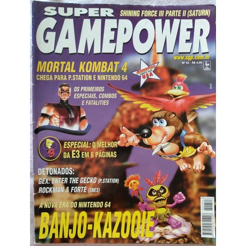 Revista Super Gamepower Nº 52 Daytona Usa Breath Of Fire Ill