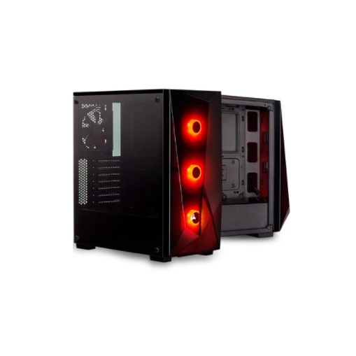 Gabinete Gamer Corsair Carbide Series Spec Delta RGB Mid-Tower, 3 Fans, Vidro Temperado, Preto