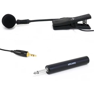 Microfone condensador para instrumento Arcano IMIC-1A c/ adaptador P10 sax