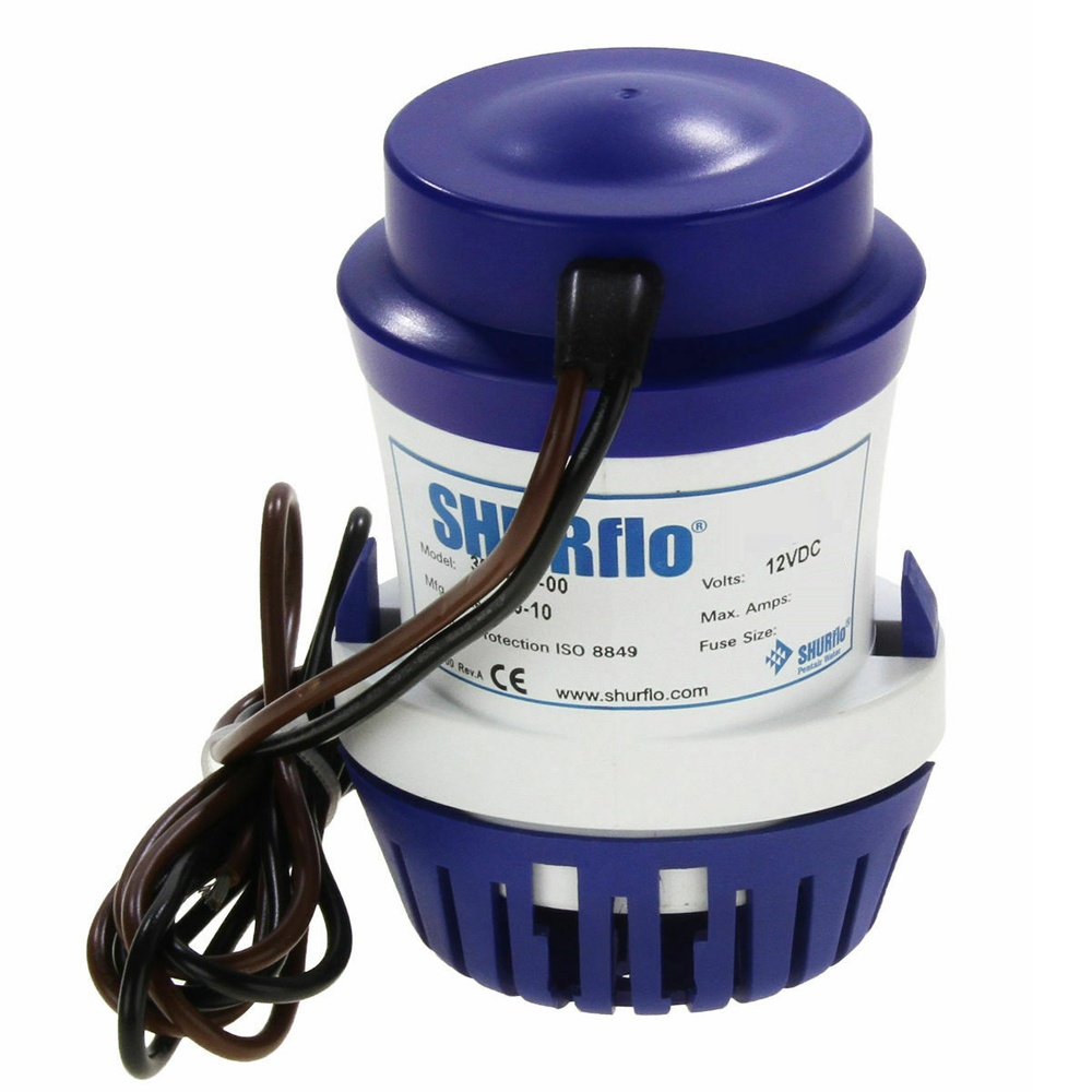 Bomba De Porão 500GPH 1892 Litros Por Hora 12V Shurflo