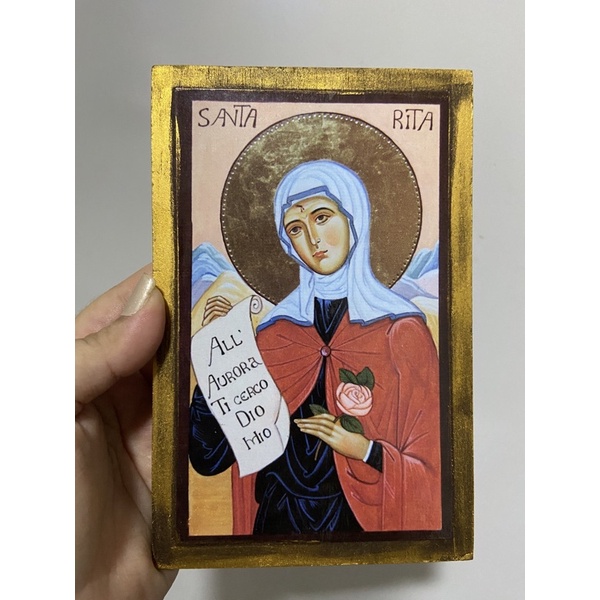 Ícone Santa Rita 15cm | Shopee Brasil