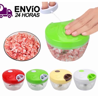Processador de legume com 3 lâminas inox verde de qualidade novo