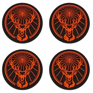 Porta Copos de Borracha Jagermeister Apoio De Copos Chopp 4 Unidades