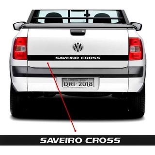 saveiro cross vermelha rebaixada com som