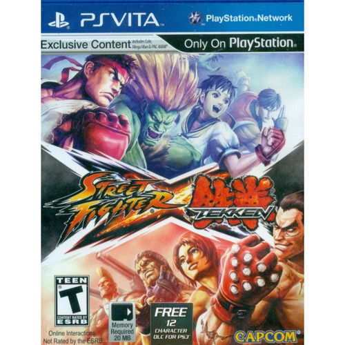 Jogo Street Fighter X Tekken Ps3 Mídia Física Frete Grátis