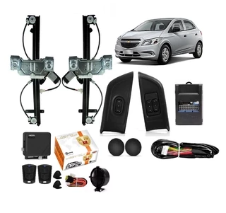 Kit Vidro Eletrico Novo Prisma / Onix Joy LT LTZ 2017 2018 2019 2020 + Alarme