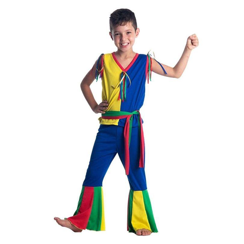 Fantasia Frevo Masculina Infantil – Dançarino Carnaval Halloween Festa ...