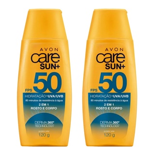 Protetor Solar Care Sun Rosto e Corpo Fps50 (2 unidades) - Avon