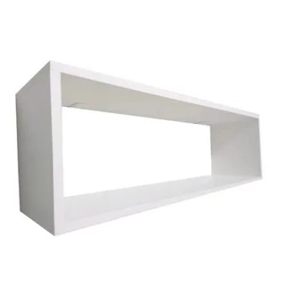 Nicho retangular Preto GRANDE 70x20x20 livro coleções sala quarto banheiro