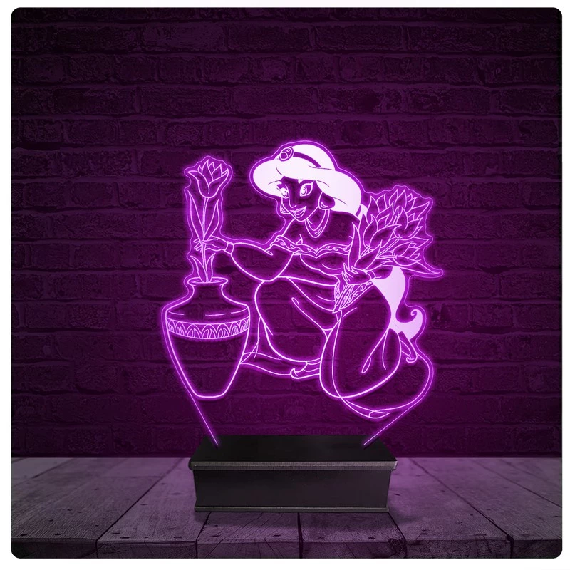 Luminária e Abajur Acrílico Led - Jasmine Aladin 04