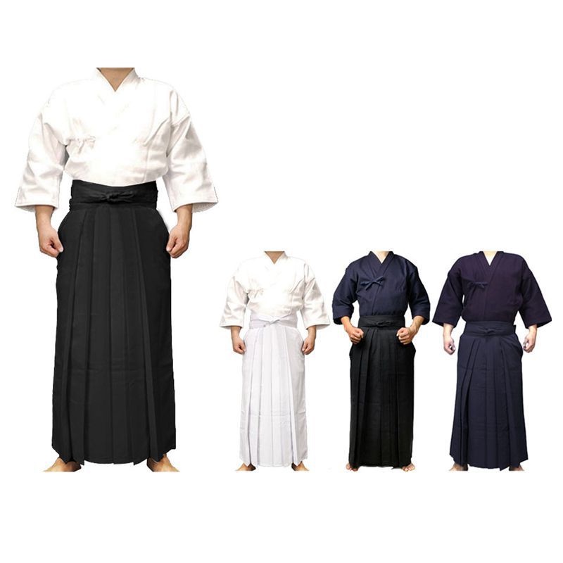 Uniforme Masculino Tradicional De Algodão Kendo Hakama Gi/Homem
