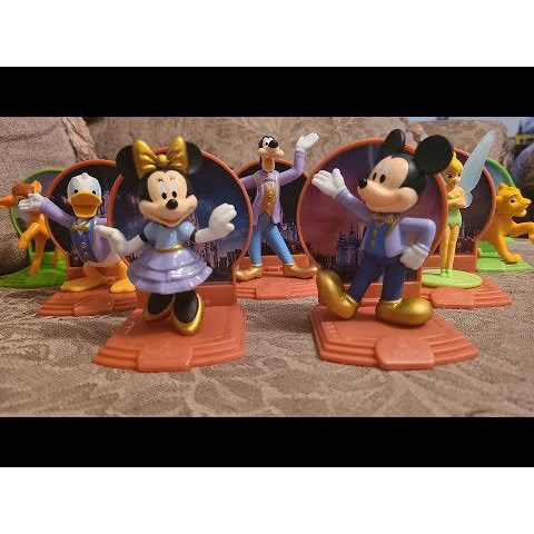 Brinquedos Lacrados Disney Mc Donalds Mc Lanche Feliz - Disney 50 anos - Coleção