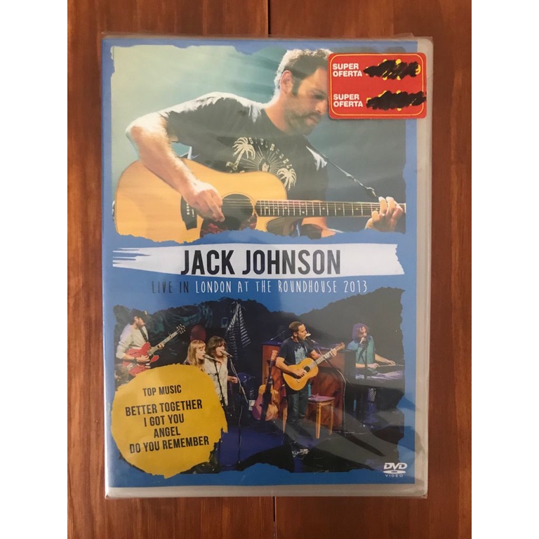 DVD Jack Johnson Live In London At The Roundhouse 2013 Lacrado