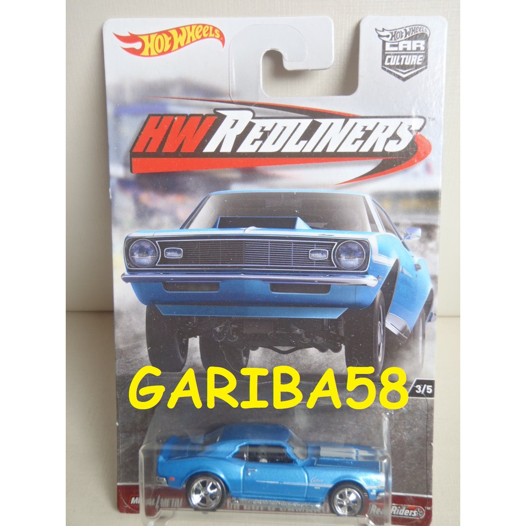 Hot Wheels ´68 Copo Camaro 2017 3/5 Hw Redliners Car Culture