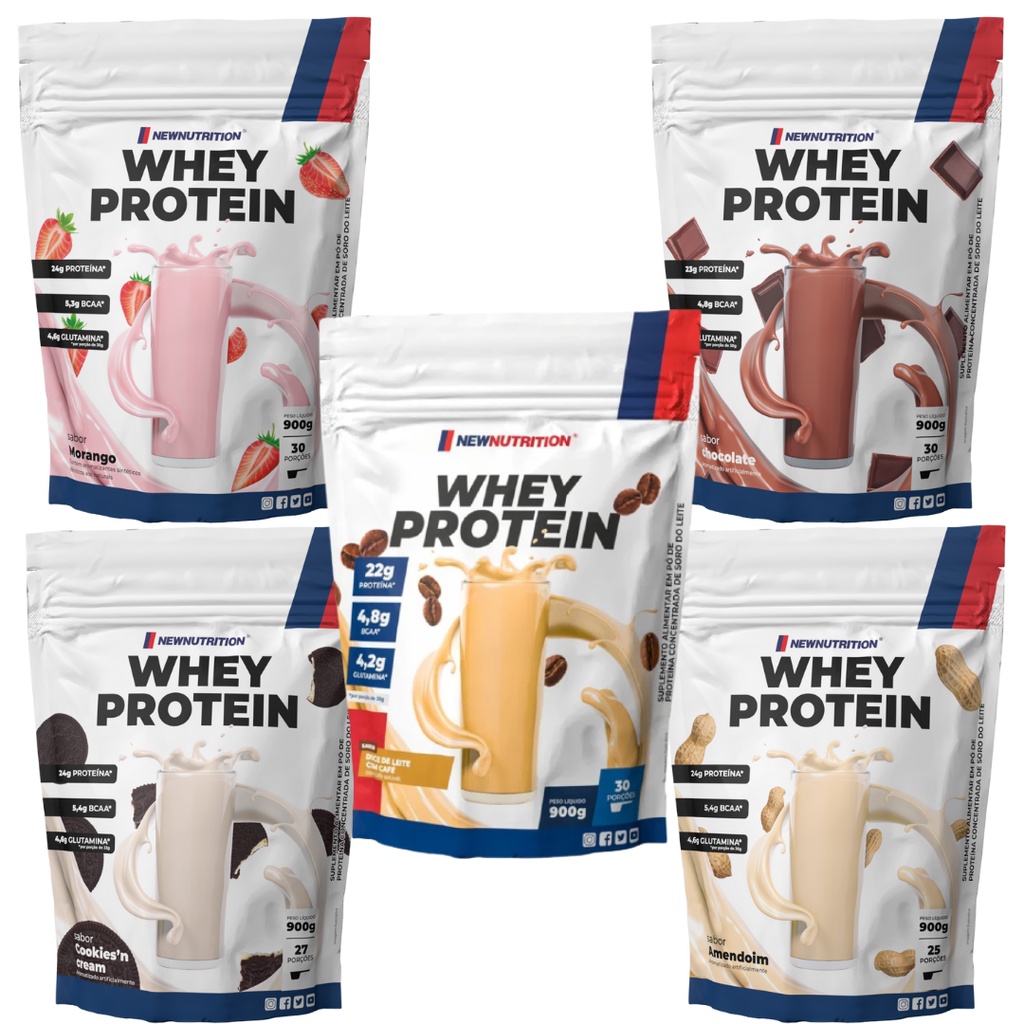 Whey Protein Concentrado 900g Newnutrition