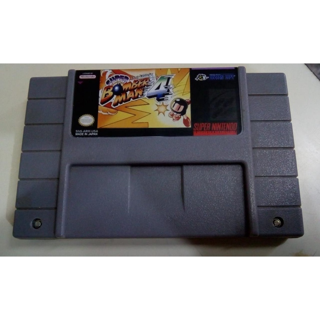 Super Bomberman 4 Super Nintendo SNES Video Game