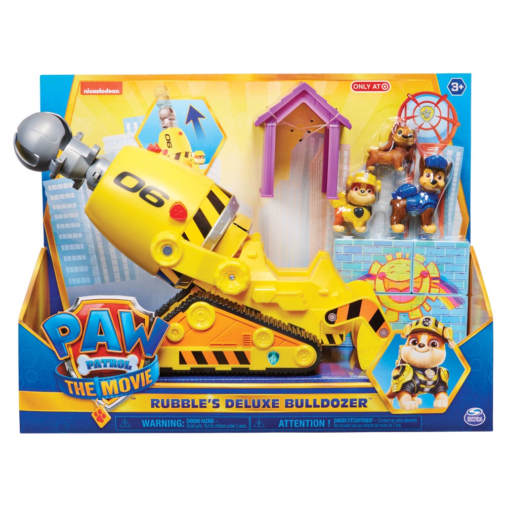 Patrulha Canina - Bulldozer do Filme - Rubble | Shopee Brasil